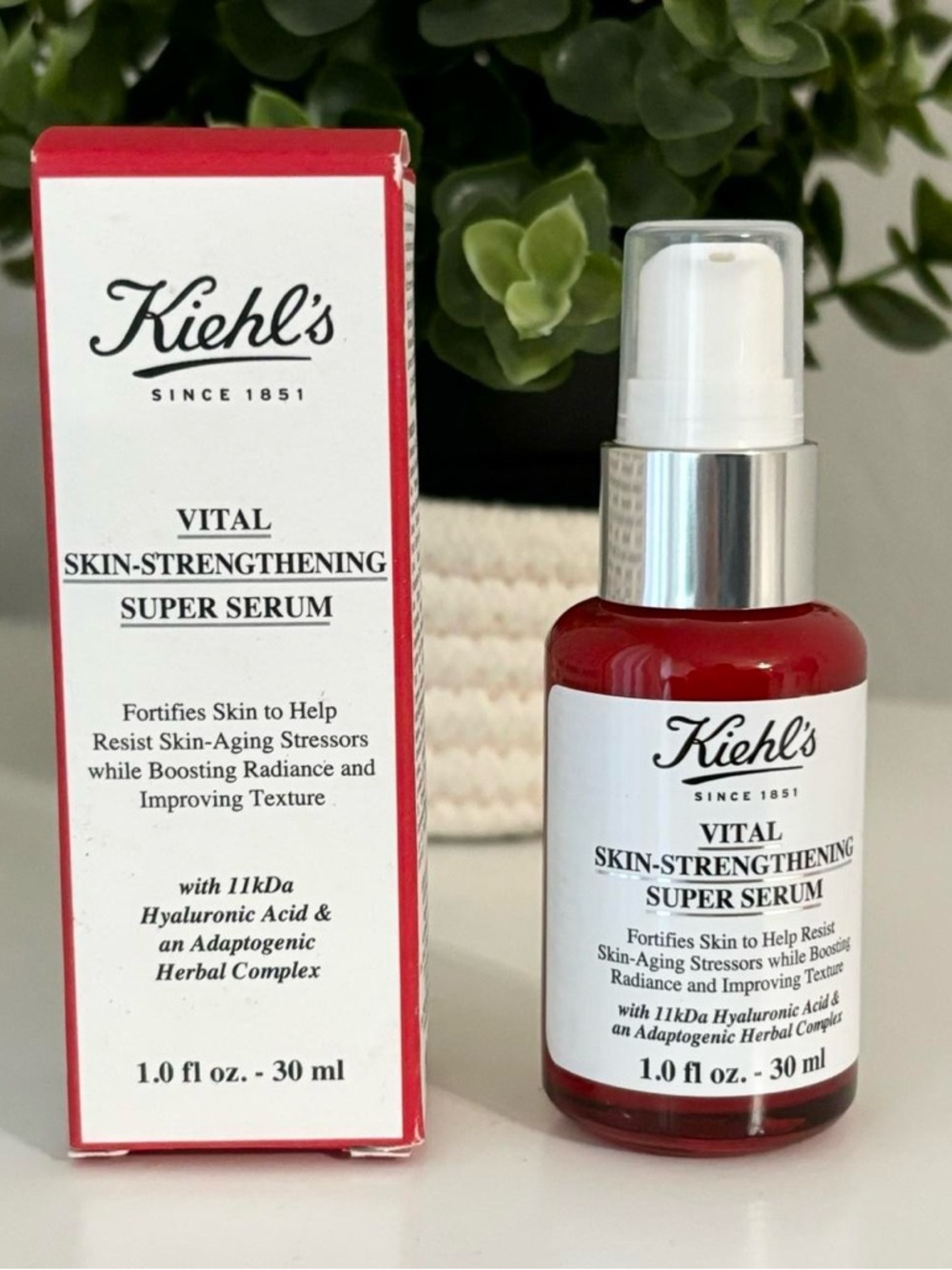 NEW Kiehl’s Vital Skin Strengthening Super Serum 1.0 oz $65 size